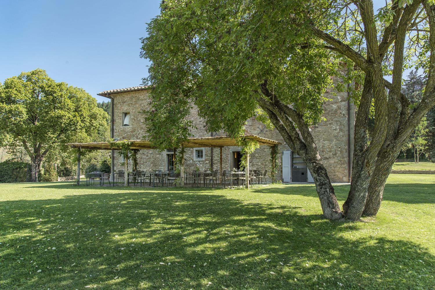 Badia di Pomaio Hotel Arezzo Bagian luar foto