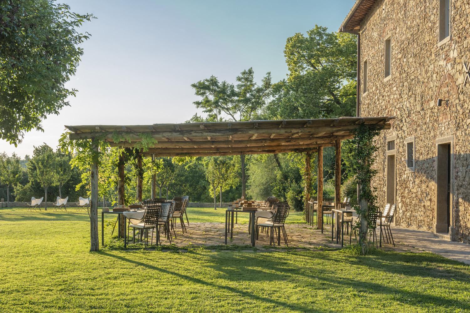 Badia di Pomaio Hotel Arezzo Bagian luar foto